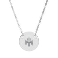 Runt halsband, graverad logo